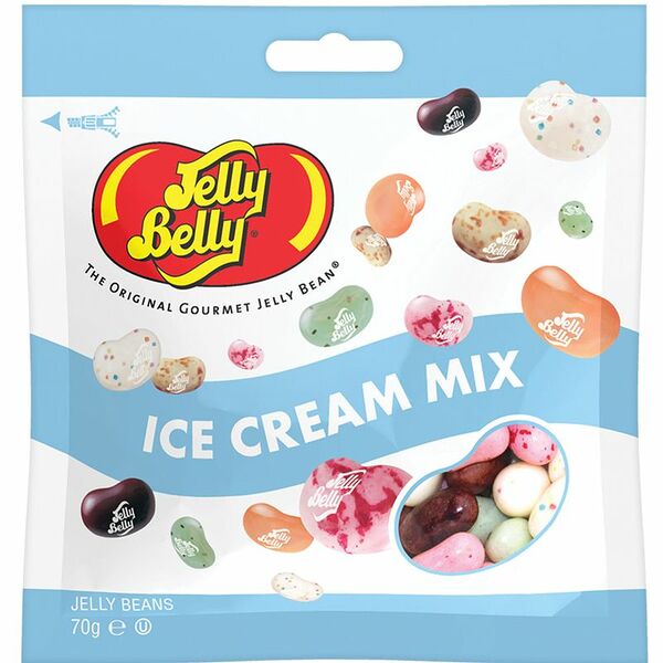 Драже жевательное Jelly Belly ассорти мороженое, 70г