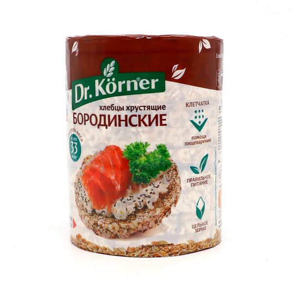 Хлебцы хрустящие Dr. Korner бородинские 100г