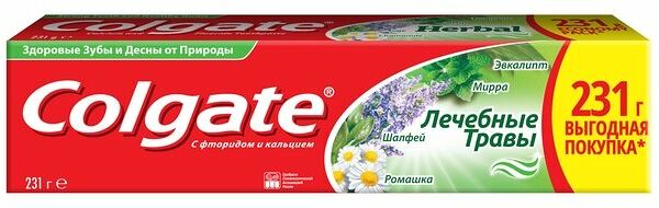 Зубная паста Colgate Лечебные травы