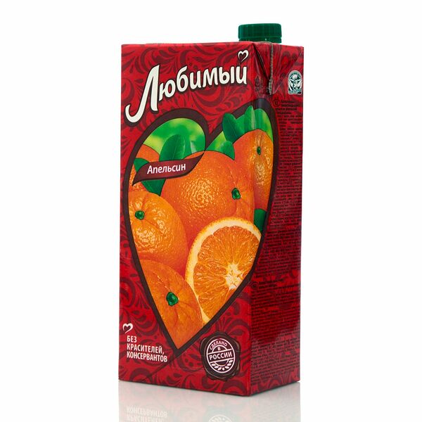 Нектар апельсиновый ТМ Любимый