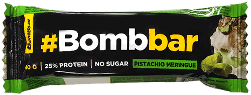 

Батончик протеиновый BombBar глазированный Фисташковая меренга 40 г