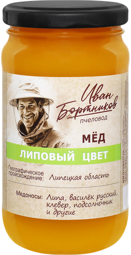 

Мёд цветочный Пчеловод Иван Бортников Липовый цвет 500 г