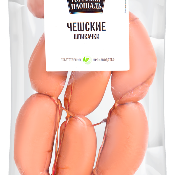 Шпикачки ТОРГОВАЯ ПЛОЩАДЬ Чешские н/о МГС вес до 1.0кг