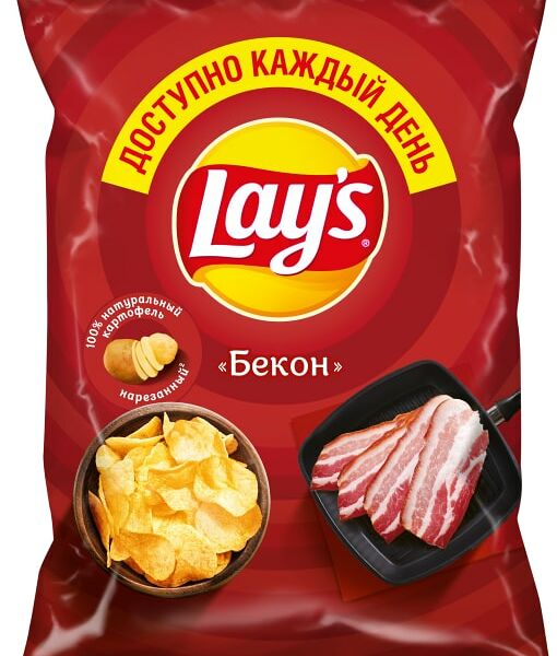 Чипсы Lays Бекон 70г