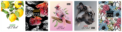 

Скетчбук Проф-Пресс MyArt Pocket ArtBook, 10х13,8см, в ассортименте
