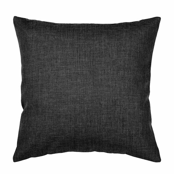 Наволочка декоративная Волшебная ночь Графит, рогожка, 40x40 см