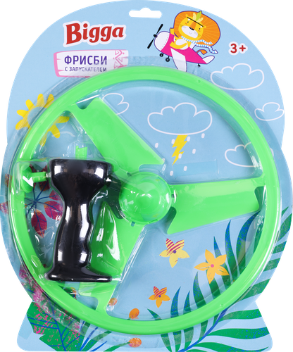 

Набор игровой BIGGA Фрисби с запускателем, 26см, Арт. 809