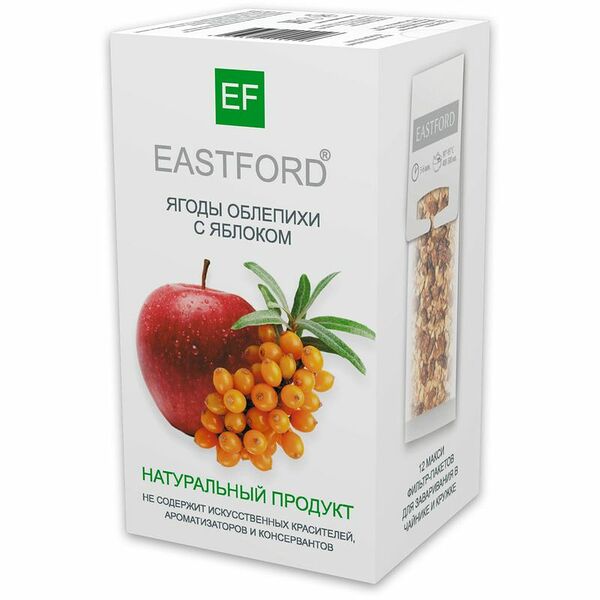 Чайный напиток - Ягоды облепихи с яблоком ТМ Eastford (Иастфорд) 72г