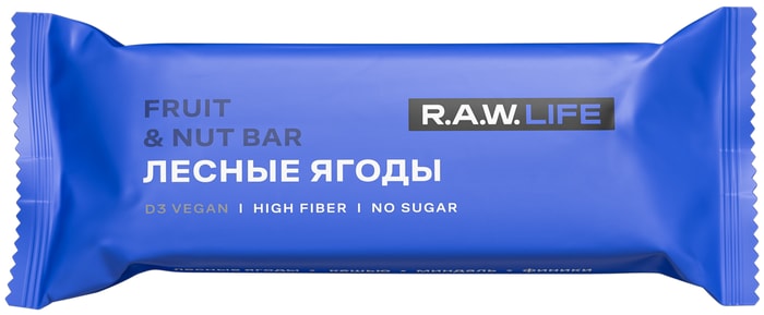 

Батончик R.A.W.Life Лесные ягоды 47 г