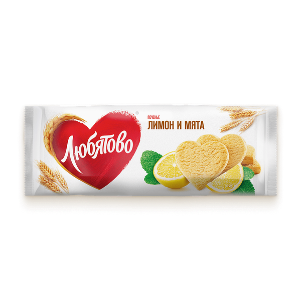 Печенье Любятово Лимон и мята