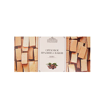 Вафли Петербургская Коллекция пралине без шоколада со вкусом кофе 250г Россия