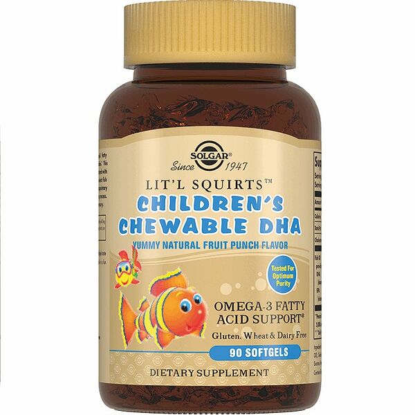 Solgar Золотые рыбки капсулы жевательные для детей 90 шт