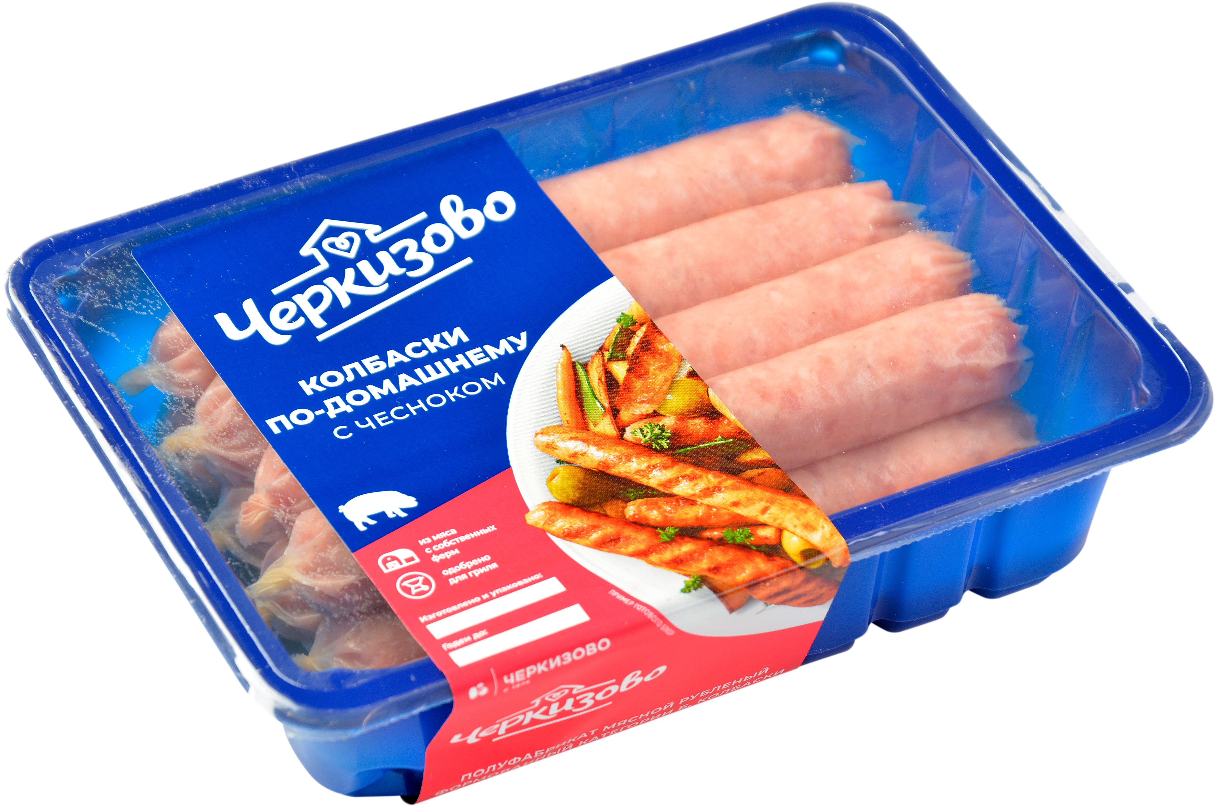 

Колбаски свиные Черкизово По-домашнему с чесноком