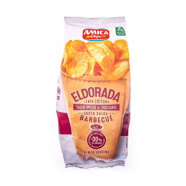 Чипсы картофельные с соусом барбекю обезжиренные, Eldorada Amica Chips