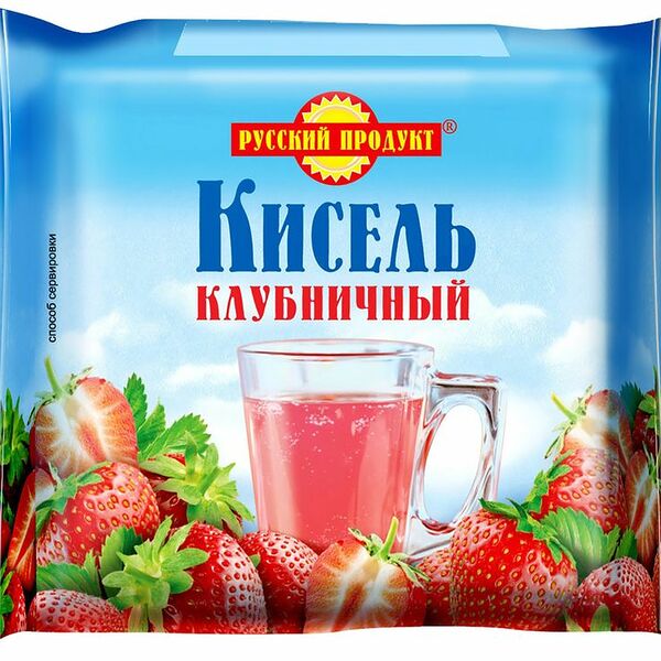 Кисель Русский продукт клубничный 190г