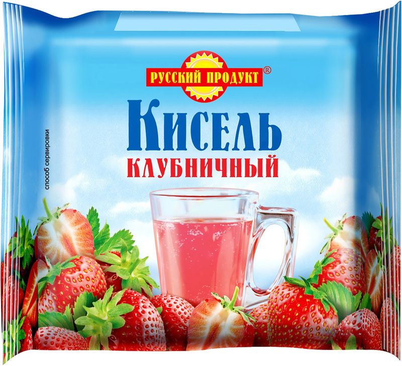 

Кисель Русский продукт клубничный 190г