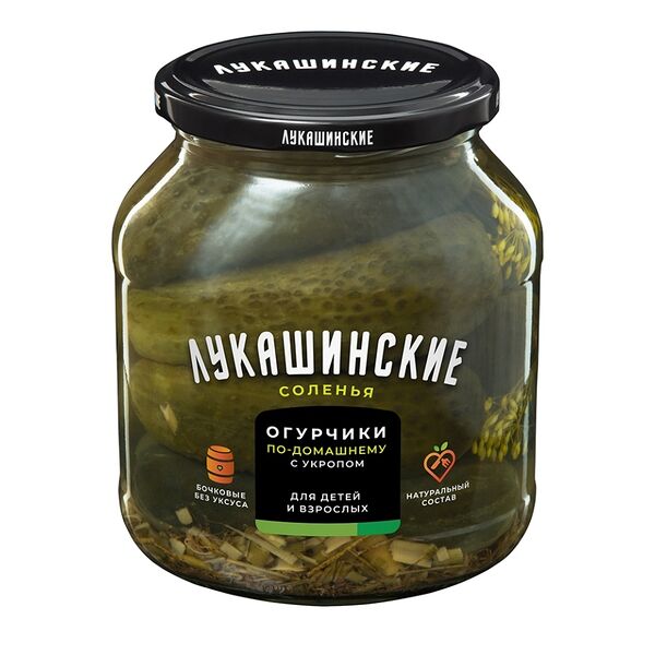 Огурчики по-домашнему Лукашинские соленья с укропом
