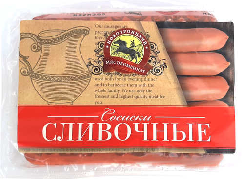 

Сосиски МК НОВОТРОИЦКИЙ Сливочные новинка мини, 420г