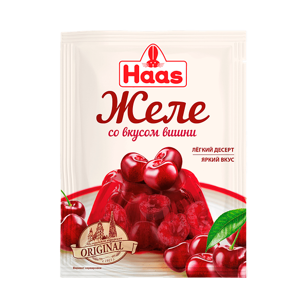 Желе десертное 50г Вишня ХААС