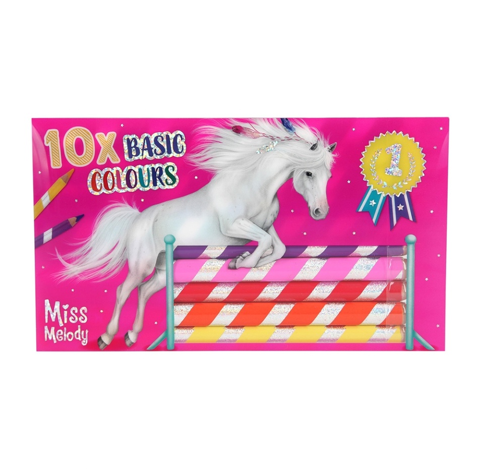 

Карандаши цветные, Miss Melody, 10 цветов, Германия