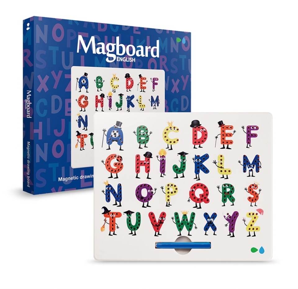 

Планшет для рисования Magboard «Алфавит» English, 3+ магнитный, «Назад к истокам»