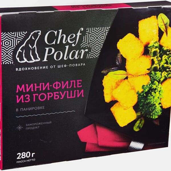 Мини-филе горбуши Chef Polar в панировке 280г