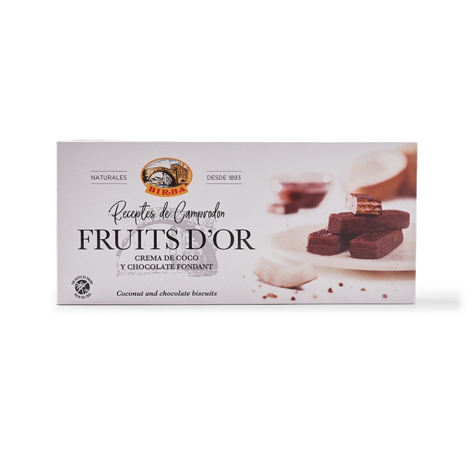 

Печенье мильфей Fruits d'or с кокосовым кремом в шоколаде Birba 165 г