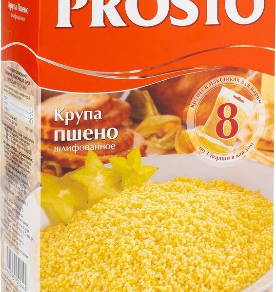 Крупа Пшеничная Prosto в варочных пакетиках, 8 шт.