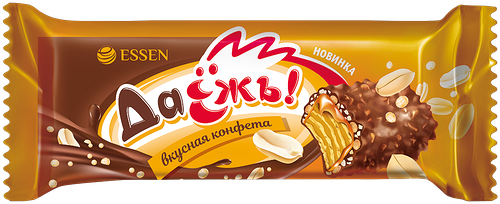 Конфеты Essen ДаЁжъ! с карамелью, арахисом и криспи вес