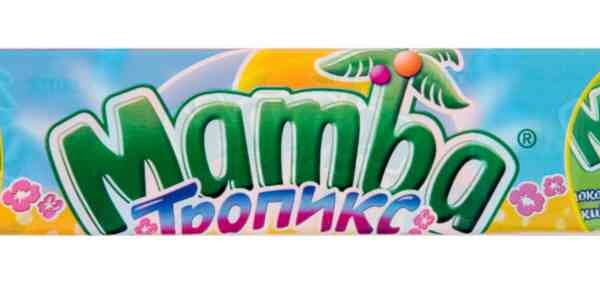 Конфеты жевательные Mamba Тропикс Ассорти вкусов