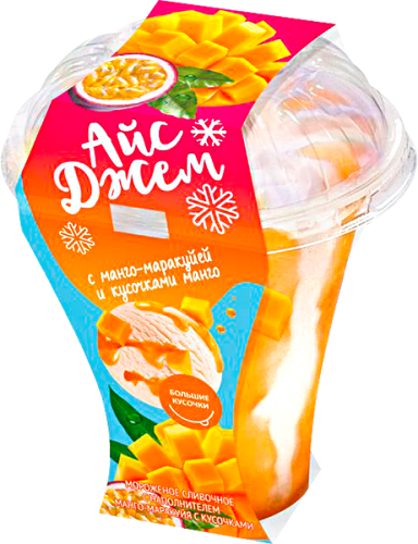 Мороженое Айс Джем Сливочное манго-маракуйя