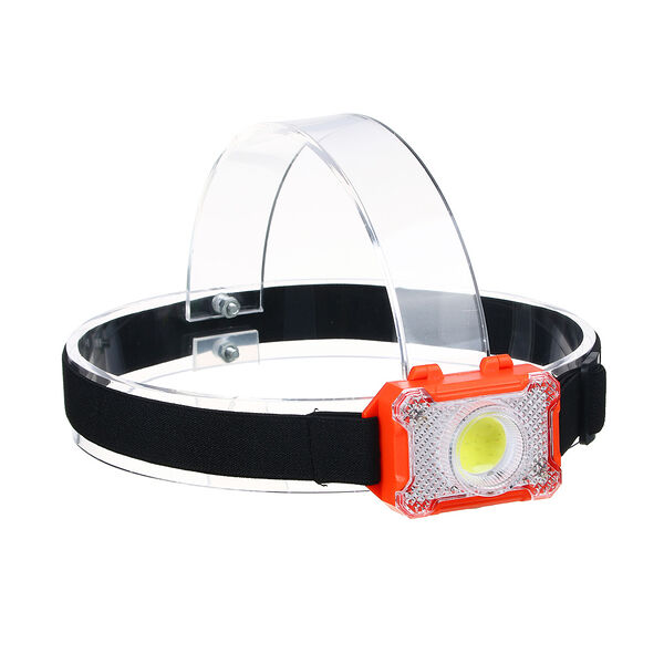 Ермак фонарик налобный, 1 cob, 3xaaa, 3 режима, пластик