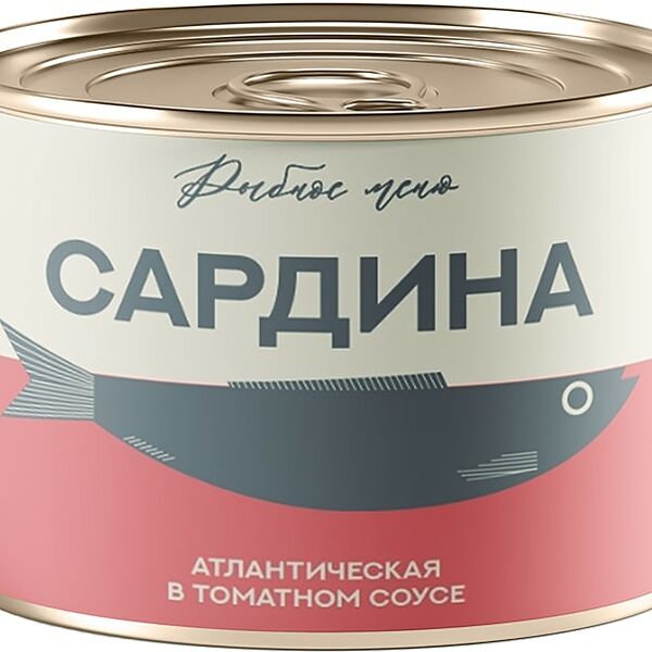 Сардина Рыбное Меню атлантическая в томатном соусе 250г
