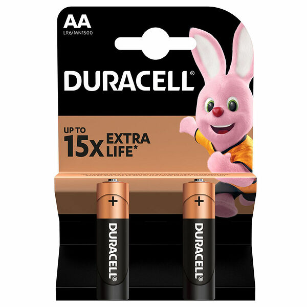 Batarea DURACELL AA alkaline (2 шт) (шк 163) (130574)