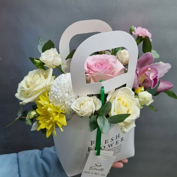 Сумка с цветами