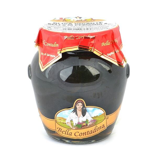 Оливки черные «Белла Чериньола» гигантские, Bella Contadina