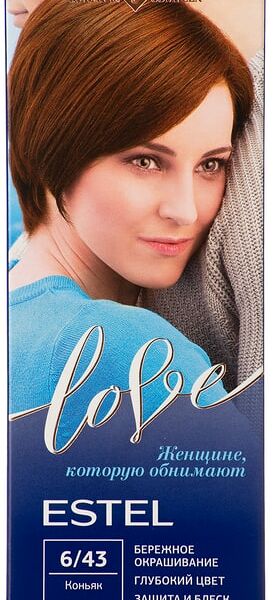 Крем-краска для волос Estel Love 6/43 Коньяк