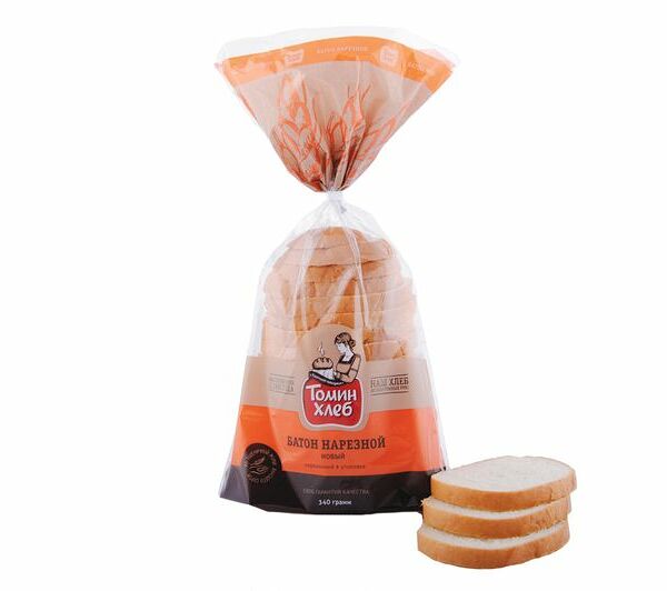 Батон Нарезной новый Томин хлеб