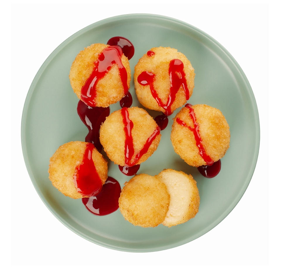 

Сырные шарики Уже Готово с брусничным соусом 150 г