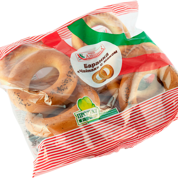 Баранка ЗАВОД АЛЕШИНА Чайная с маком