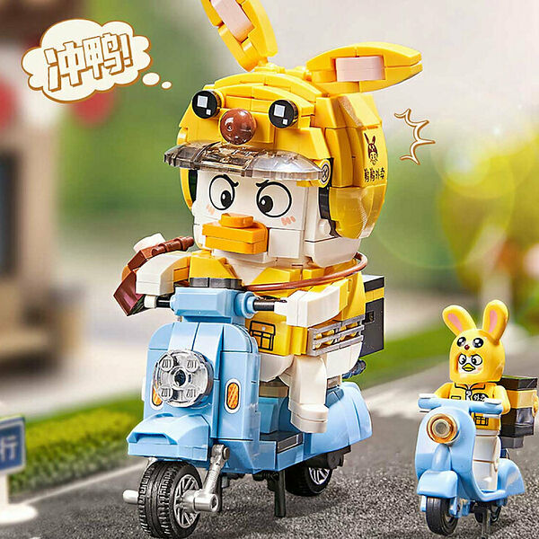 Конструктор LOZ 1676_MK Конструктор Утка-курьер