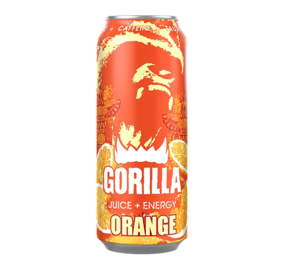 

Энергетик Gorilla energy drink orange, 450 мл