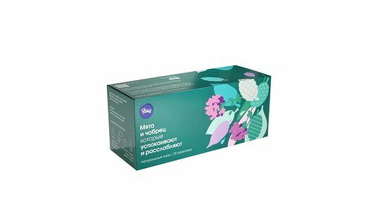 Чайный напиток Floris Мята и чабрец 37г