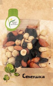 Семушка Смесь жареных Орехов и изюма в Магнит со скидкой –19%
