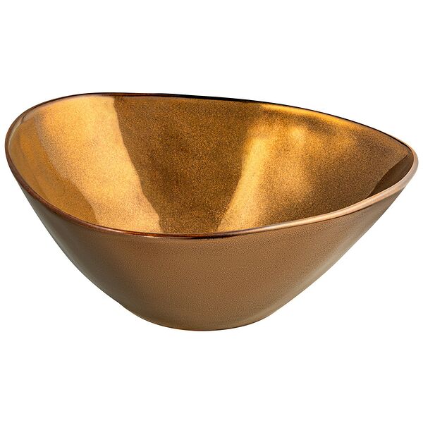 Блюдо Elan Gallery Бронза, 22х20 см, фарфор