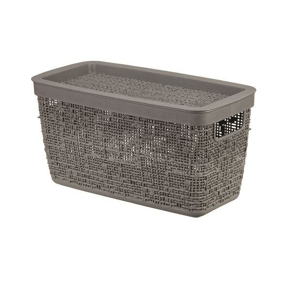 Коробка Idea Бязь с крышкой, 28 х 14 х 14 cм, 4 л