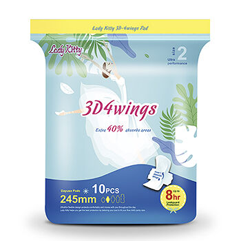 Прокладки Lady kitty дневные с крылышками, 245мм, 10шт., Китай