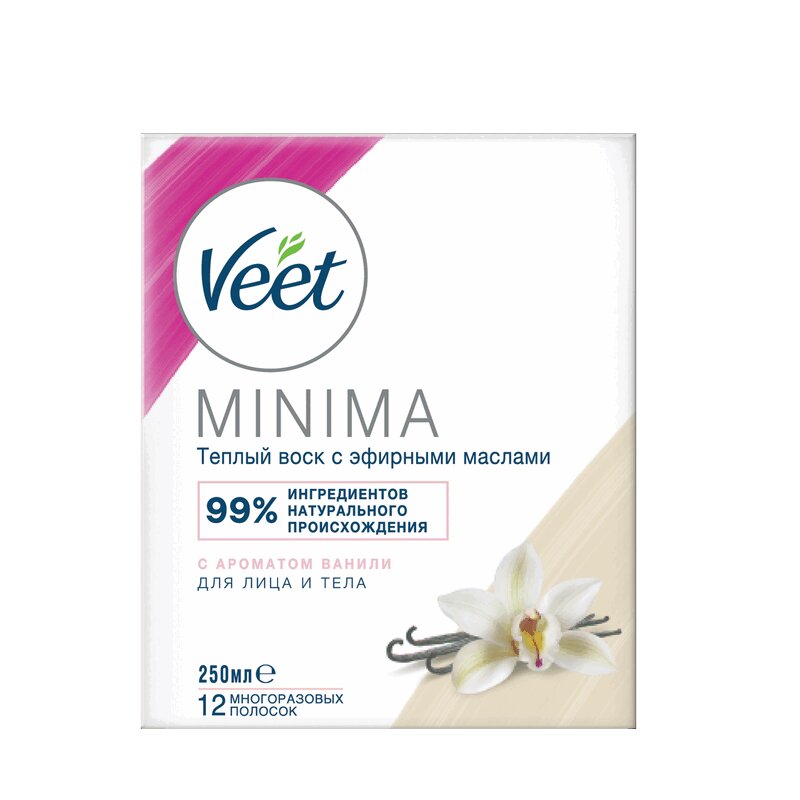 

Теплый воск Veet для депиляции с эфирными маслами 250 мл