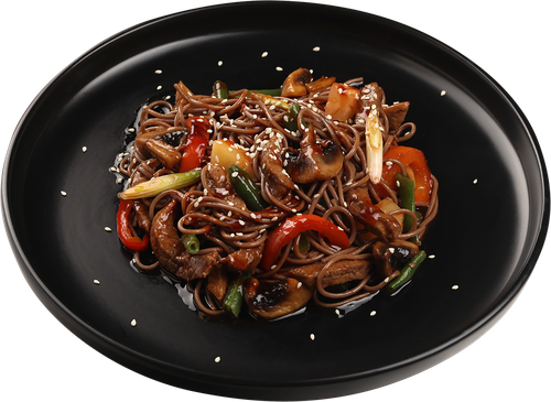 

Говядина в кисло-сладком соусе WOK c гречневой лапшой, 400 г