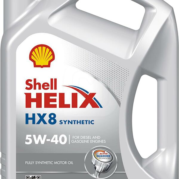 Моторное масло Shell Helix HX8 A3/B4 5w-40 4л